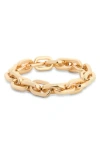 Nordstrom Rack Chunky Link Stretch Bracelet In Gold