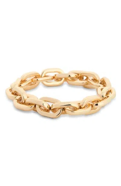 Nordstrom Rack Chunky Link Stretch Bracelet In Gold
