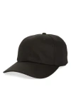 Nordstrom Rack Classic Cotton Baseball Cap In Black