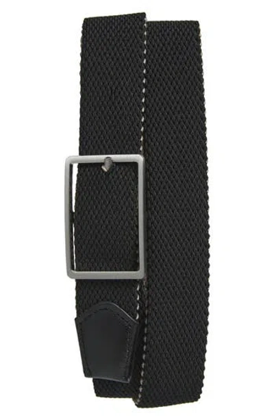 Nordstrom Rack Clayton Reversible Woven Belt In Black- Grey