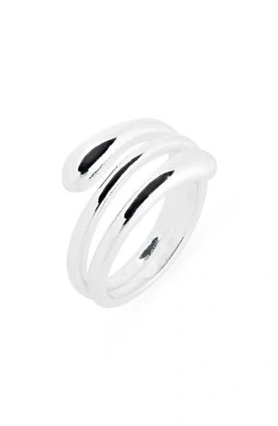 Nordstrom Rack Coil Wrap Ring In Metallic