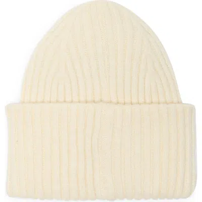 Nordstrom Rack Core Wide Cuff Beanie In Ivory