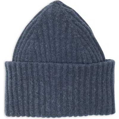 Nordstrom Rack Core Wide Cuff Beanie In Navy