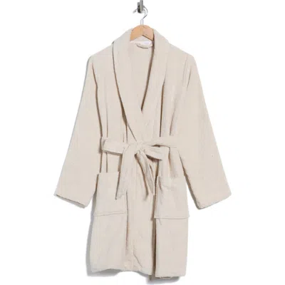 Nordstrom Rack Cotton Terry Robe In Beige Oak