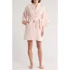 Nordstrom Rack Cotton Waffle Knit Robe In Pink