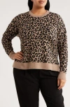 Nordstrom Rack Crewneck Jacquard Sweater In Brown