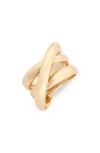 Nordstrom Rack Crossover Ring In Gold