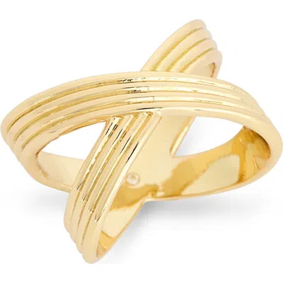 Nordstrom Rack Crossover Ring In Gold