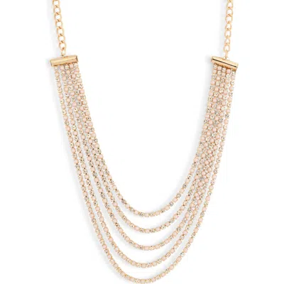 Nordstrom Rack Crystal Pavé Drape Necklace