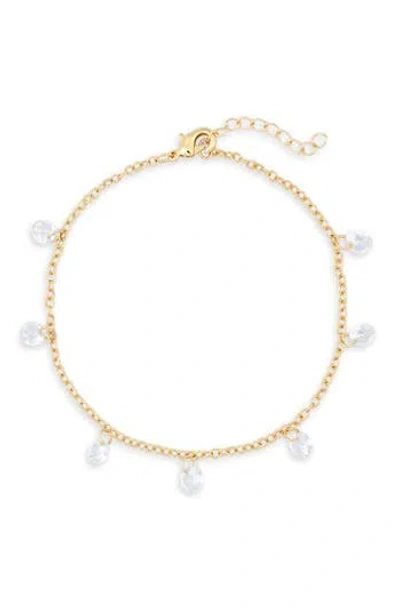Nordstrom Rack Cubic Zirconia Charm Bracelet In Multi