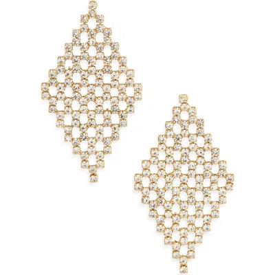 Nordstrom Rack Cubic Zirconia Kite Drop Earrings In Gold