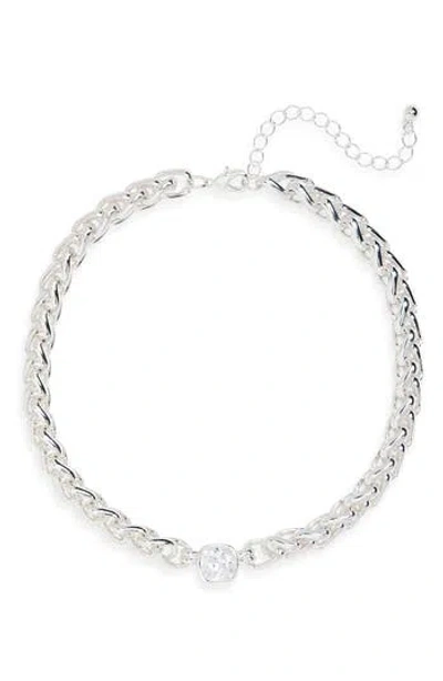 Nordstrom Rack Cubic Zirconia Statement Collar Necklace. In Pattern