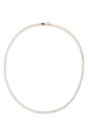 Nordstrom Rack Cubic Zirconia Tennis Necklace In Gold