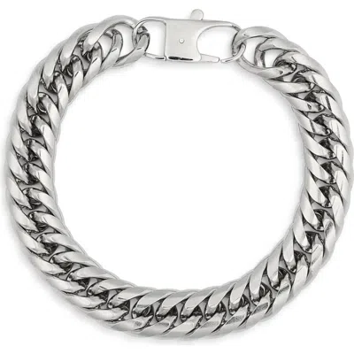 Nordstrom Rack Curb Link Bracelet In Stainless