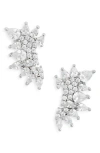 Nordstrom Rack Cz Cluster Stud Earrings