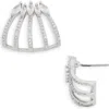 Nordstrom Rack Cz Pavé Caged Huggie Earrings