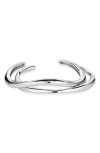 Nordstrom Rack Demi-fine 2-pack Cuff Bracelets In Silver