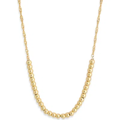 Nordstrom Rack Demi Fine Ball Chain Necklace In Red