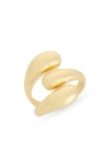 Nordstrom Rack Demi Fine Bypass Ring In Gold