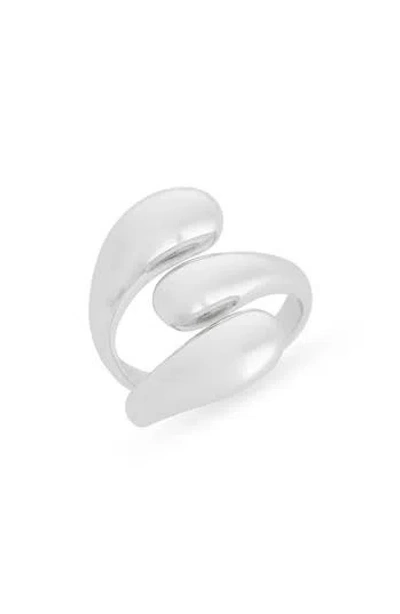 Nordstrom Rack Demi Fine Bypass Ring In Silver