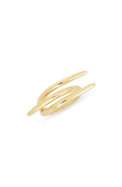Nordstrom Rack Demi Fine Bypass Ring In Yellow
