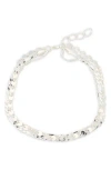 Nordstrom Rack Demi Fine Chain Anklet In Metallic