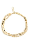 Nordstrom Rack Demi Fine Chain Anklet In Gold