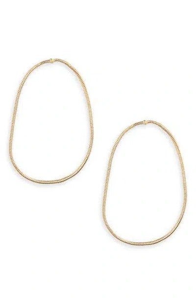 Nordstrom Rack Demi Fine Chain Loop Drop Earrings In Gold