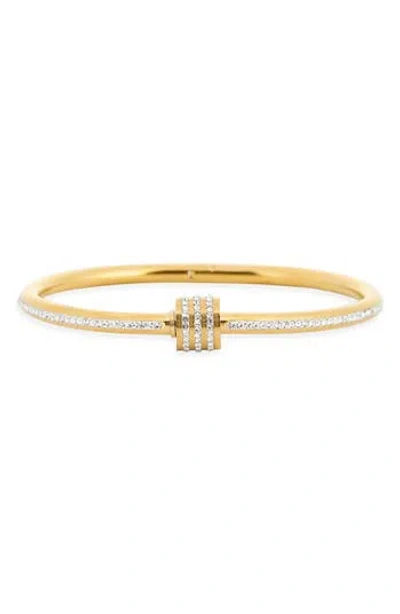 Nordstrom Rack Demi Fine Crystal Barrel Bangle Bracelet In Neutral