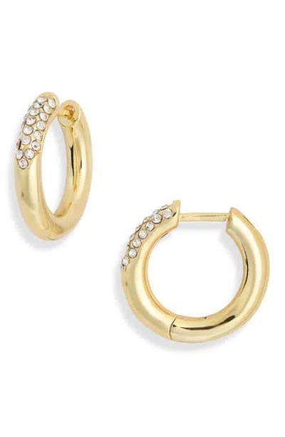 Nordstrom Rack Demi Fine Cubic Zirconia Huggie Hoop Earrings In Gold