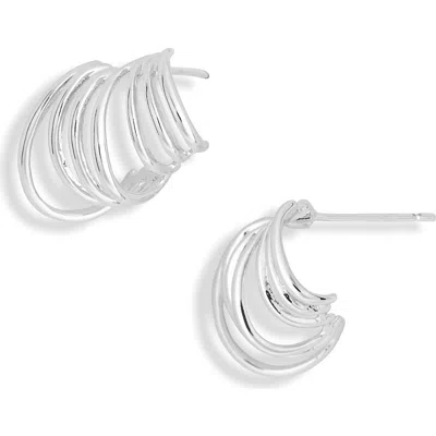 Nordstrom Rack Demi Fine Hoop Ear Crawlers In Metallic