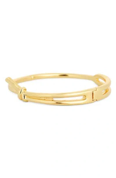 Nordstrom Rack Demi Fine Knotted Bangle Bracelet In Gold
