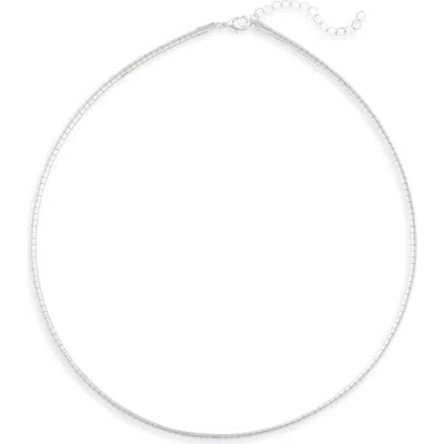 Nordstrom Rack Demi Fine Omega Chain Necklace In Metallic