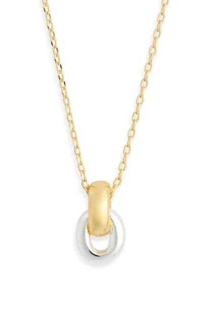 Nordstrom Rack Demi Fine Orbital Pendant Necklace In Neutral
