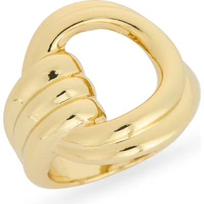 Nordstrom Rack Demi Fine Side Knot Ring In Gold
