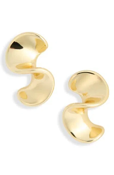 Nordstrom Rack Demi Fine Spiral Drop Earrings In Gold