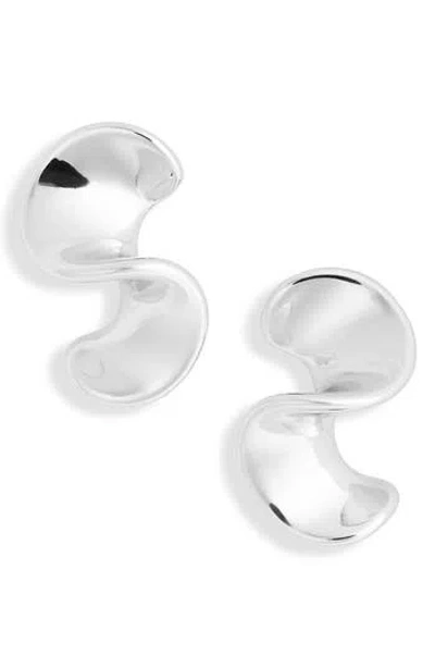 Nordstrom Rack Demi Fine Spiral Drop Earrings In Metallic