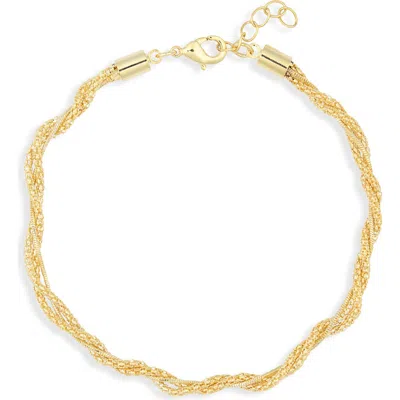 Nordstrom Rack Demi Fine Twisted Multichain Bracelet In Pattern