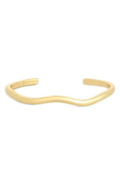 Nordstrom Rack Demi Fine Wavy Cuff Bracelet In Pink