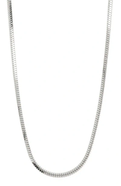 Nordstrom Rack Demifine Snake Chain Necklace In Metallic