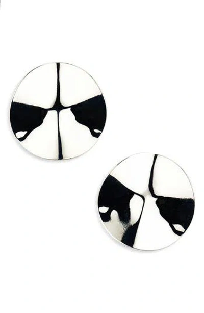 Nordstrom Rack Disc Stud Earrings In Silver