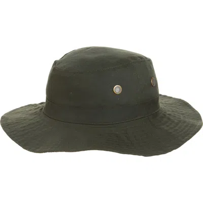 Nordstrom Rack Distressed Cotton Boonie Hat In Green