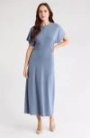 Nordstrom Rack Dolman Sleeve A-line Dress In Blue
