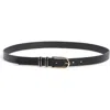 Nordstrom Rack Double Keeper Belt In Black
