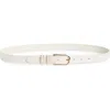 Nordstrom Rack Double Keeper Belt In White