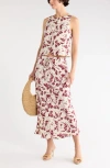 Nordstrom Rack Drawstring Maxi Skirt In Multi