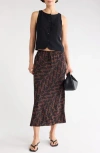 Nordstrom Rack Drawstring Maxi Skirt In Multi