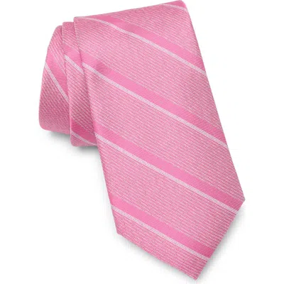 Nordstrom Rack Dressy Stripe Jacquard Tie In Berry