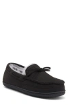 Nordstrom Rack Dutton Faux Shearling Indoor/outdoor Slipper In Black