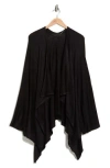 Nordstrom Rack Easy Lightweight Ruana In Black